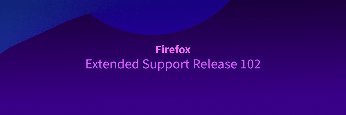 이미지판 "Firefox Extended Support Release 102"
